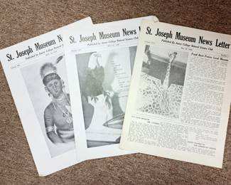 "St. JosephMuseum News Letter" published by Junior College Natural Science Club