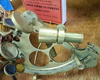 Brass sextant