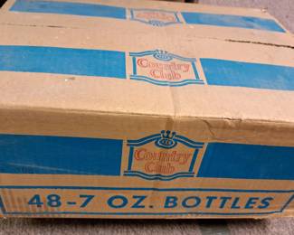 Never opened Country Club case of 48  7 oz. bottles