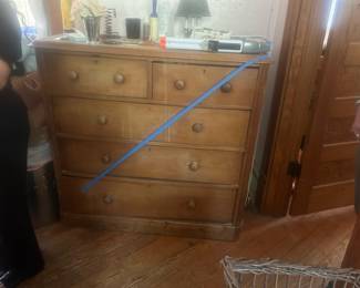 Solid wood antique dresser from Ireland 