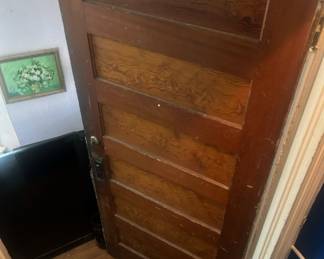 Original solid wood door from 1898