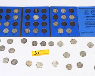 31:43 US Coin silver 1/2 dollars
