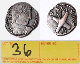 36:Copper Roman coin