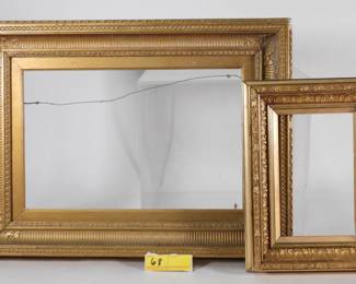 68:2 19C. gilt wood frames