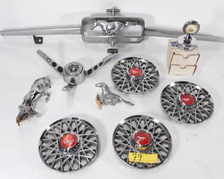 79:Ford Mustang & Repro early Ford radiator cap