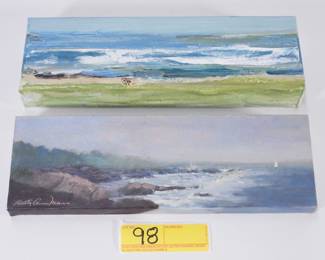 98:2 Betty Morris A/C ocean paintings