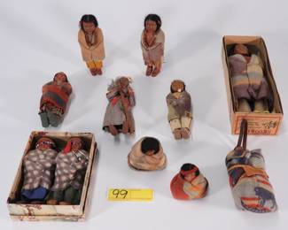 99:Skookum doll collection