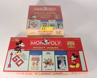 23:Disney Monopoly games