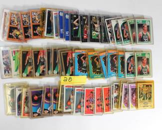 28:Larry Bird, Irvin Johnson basketball cards