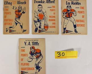 30:Vintage football 76 Sports Club how to pamphlets
