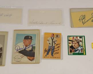 38:Signed sports cards