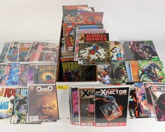 45:Long box of comics