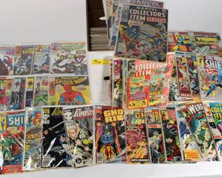 46:1/2 yard vintage comics