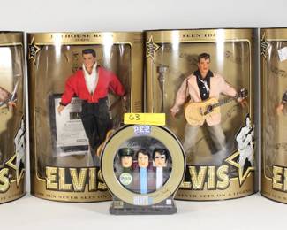 63:Elvis action figure collection