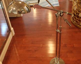Robert Sonneman “ Orbiter” Floor Lamp With 2 adjustable chrome swing arms