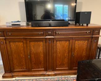 This is a large console/credenza of very high quality.