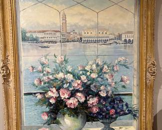 Oil Painting - "Window in Venice" 
