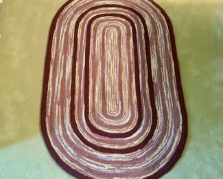 100% Wool Hooked Rug By "Priscilla Turner" Rug Guild