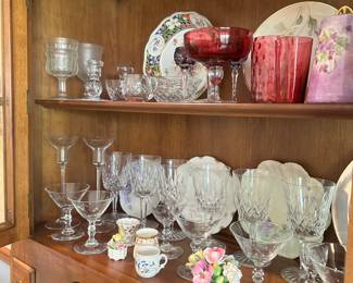Cut Crystal and other Glassware