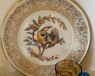Set of 12 “Lenox” Boehm Bird plates, limited edition by Edward Marshall