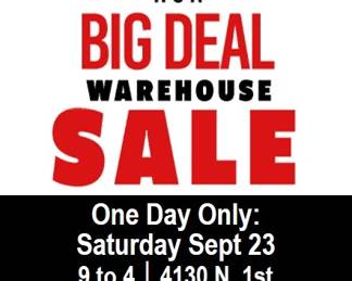 warehouse.one day only