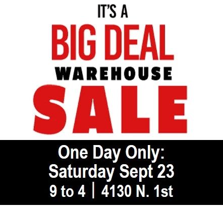 warehouse.one day only