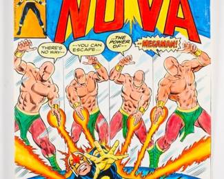 14:Marvel Comics Nova #9 Cover Color Guide