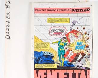 24:Marvel Comics Dazzler #28 Complete Color Guide