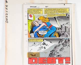 26:Marvel Comics Dazzler #30 Complete Color Guide