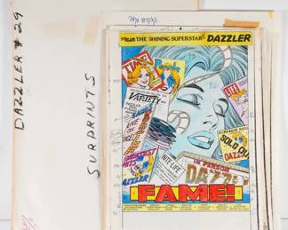 25:Marvel Comics Dazzler #29 Complete Color Guide