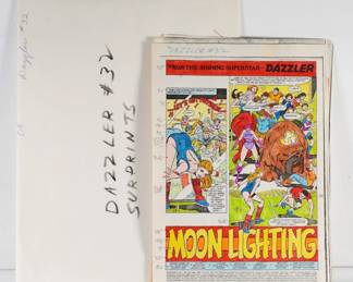 27:Marvel Comics Dazzler #32 Complete Color Guide