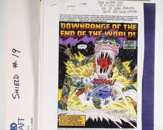 32:Marvel Comics Nick Fury Vol.3 #19 Comp Color Guide