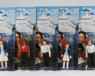 46:6PC 1981 Mego Love Boat Complete Figure Set MOSC