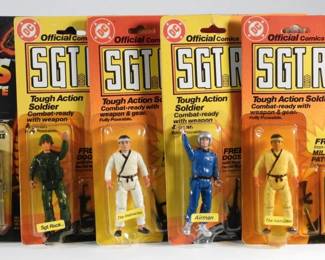 47:5PC 1981-82 Remco Sgt. Rock MOSC Figure Group