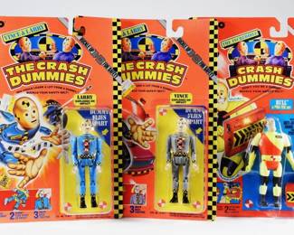 48:3PC 1991-92 Tyco Crash Dummies MOSC Figure Group