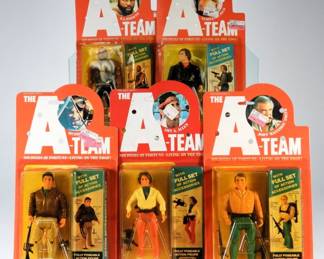 67: 5Pc 1983 Galoob A-Team MOSC