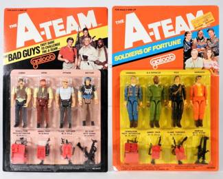 68:2PC 1983 Galoob A-Team & Bad Guys 4-Pack MOSC
