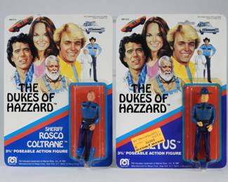 70:2PC 1981 Mego Dukes of Hazzard MOSC Figure Group