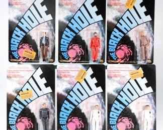 78:6PC 1979 Mego The Black Hole MOSC Figure Group