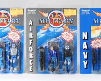 85:3PC 1989 Remco US Military 2-Pack MOSC Toy Group