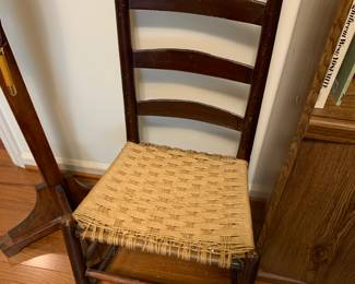 antique ladder back chair