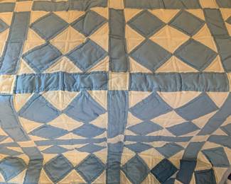 jasper blue and white quilt