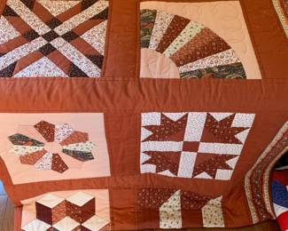 earth tone quilt