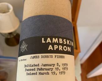 1979 Masonic Apron