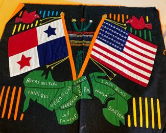 fabric applique art of Panama and the US