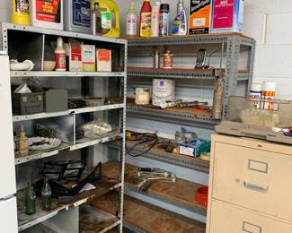 corner of the garage