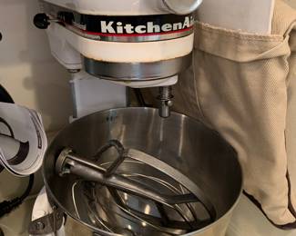 KitchenAid stand mixer and parts