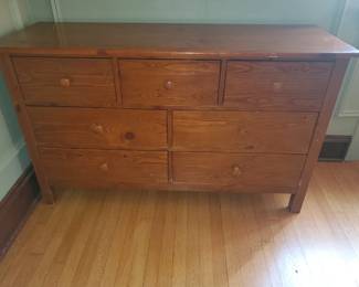 Solid wood dresser