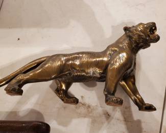Brass Lion figure