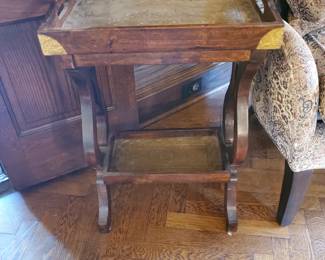 Ornate narrow side table